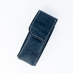 Miniature flap bag for leather strap